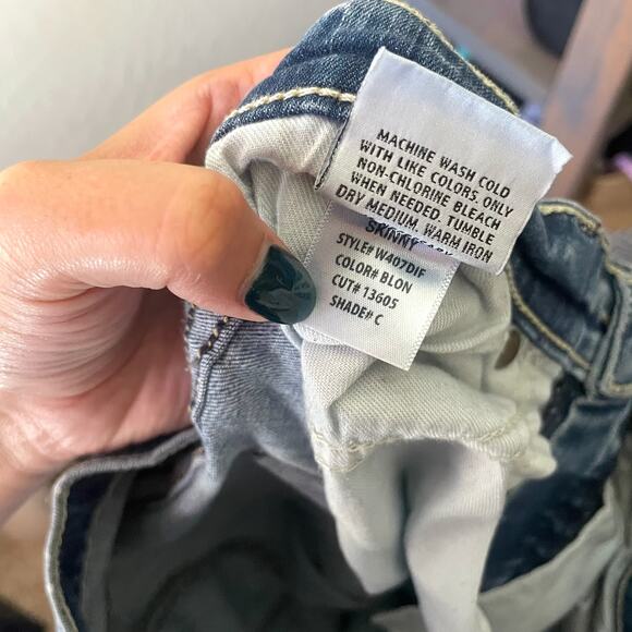 Hudson Jeans Krista Super Skinny Low Rise Stretch Denim Jeans‎ - Size 30 - Picture 4 of 16